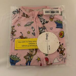 Pink Toy Story Little Sleepies Shorty 3-6 Months
